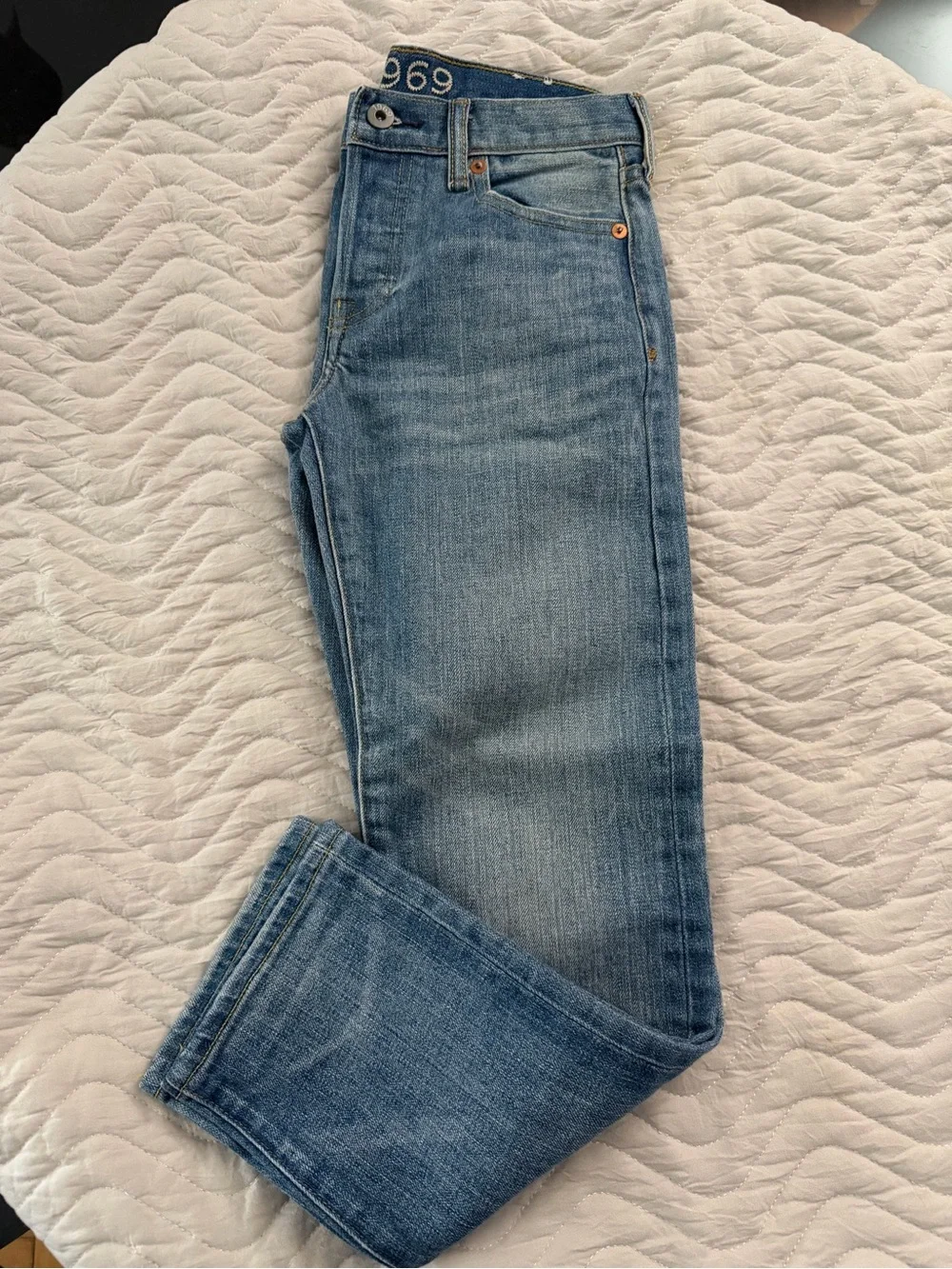 Japanese Selvedge Denim light-wash denim jeans from the Gap 1969 collection 10